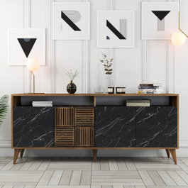 Hanah Home Milan - Nogal y Negro